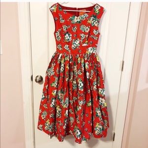 ModCloth beautiful swing dress, with petticoat!